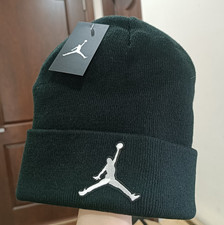 New Air Jordan Jumpman Classic Black Knit Beanie Hat Winter Outdoor Cuffed Cap