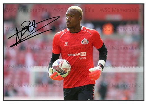 12102. Blondy Nna Noukeu Signed Pictures (A4 Prints) Sunderland Stoke etc.