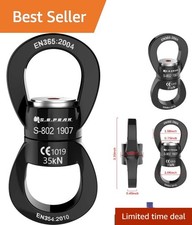 Multi-Purpose 35kN Swing Swivel - Ideal for Hammocks Climbing Accessories