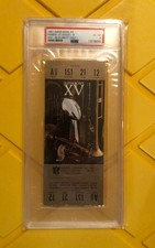 1981 SUPER BOWL 15 XV Full Ticket PSA 6 EX-MT, Gold, Raiders Eagles, VERY RARE!