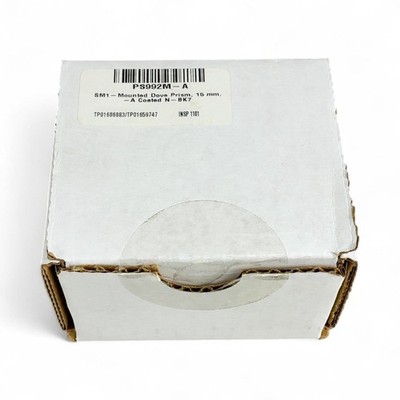 Thorlabs Mounted Dove Prism 15mm PS992M-A Coated N-BK7 Laser Optics New Open Box