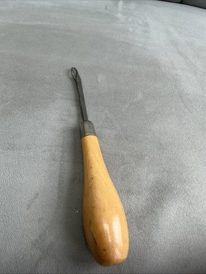 Vintage Grobgriff Teppich Riegel Haken Teppich Herstellung Werkzeug Maße sind 15cm x 2cm