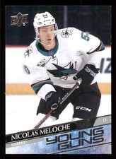 2020-21 Upper Deck #463 Nicolas Meloche Young Guns RC