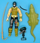1987 Cobra Croc Master v1 Figure Vintage G.I. GI Joe 3.75 ARAH Lot 100% Complete