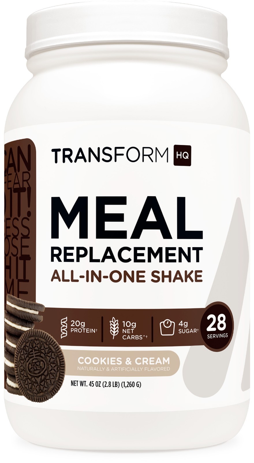 Порошок для коктейлей TransformHQ Meal Replacement на 28 порций печенье со сливками 11390₽
