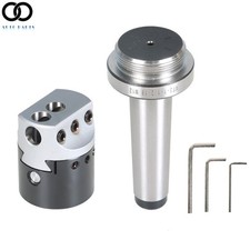 MT3-M12 2 Inch Boring Bar Head Set Carbon Steel Tipped Hole Milling Holder 60°