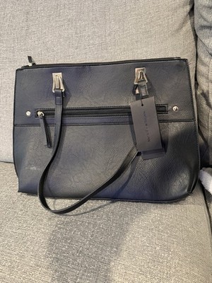 Matthew + Julian Satchel Bag Purse Black New Shoulder Bag
