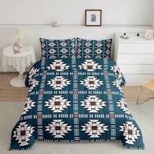 Aztec Southwestern Printed Bedding Set for Queen Size Western Decor Comforter...