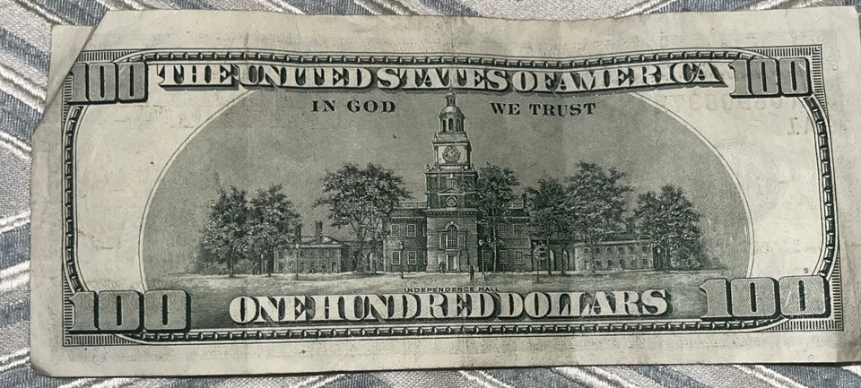 100 Dollar Bill Series 1999 - Image 2 of 2