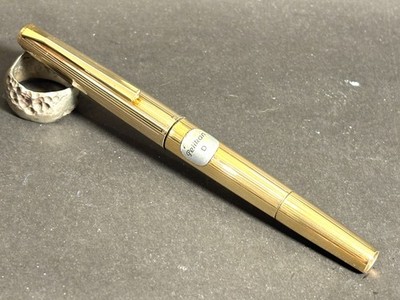 【ヴィンテージ】PELICAN 60 ROLLED GOLD 万年筆 Pelikan 60 Rolled Gold Piston Model Fountain pen - D Nib