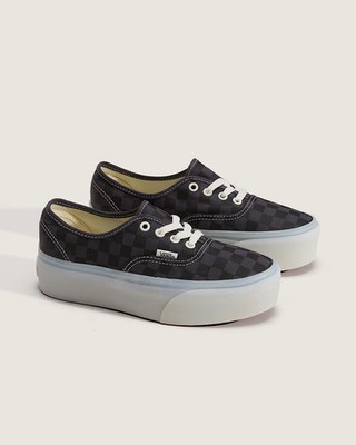 Vans Authentic Plateau Original Schuhe dunkelgrau/schwarz/weiß
