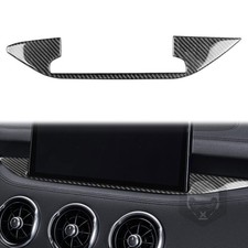 Carbon Fiber Navigation Base Panel Cover Trim for Kia Stinger 2019-2023