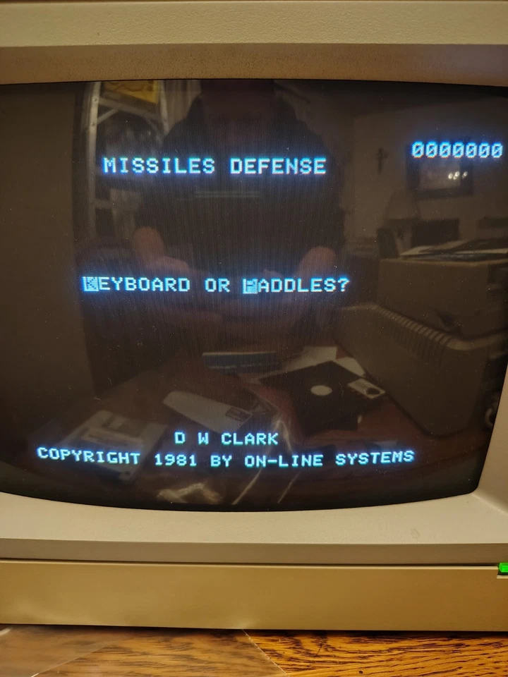 Missile Defense On-Line Systems / 'Sierra' 1981 for Apple II - Tested VG - Image 2 of 4