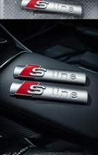 Audi S-Line Emblem Original Schriftzug  2 Stück