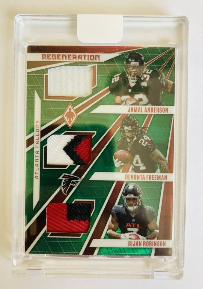 Bijan Robinson RC 07/10 ~ 2023 Phoenix Regeneration Green /10 ~ Number Match ! - Image 3 of 4
