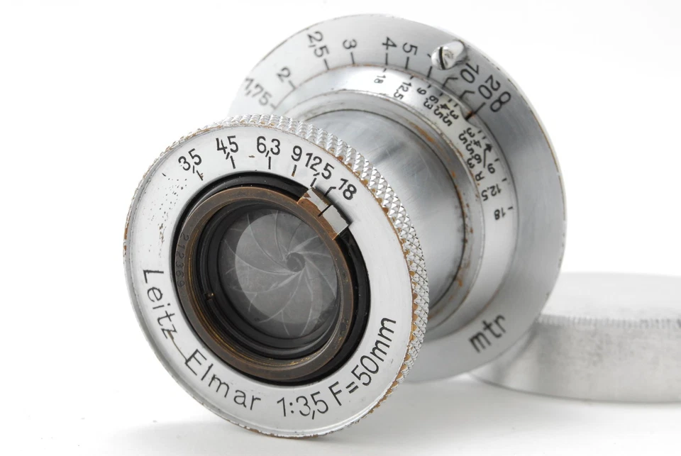 【N COMO NUEVO】Leica Elmar L 5cm 50mm f/3.5 LTM L39 Leica L Lente Montaje Tornillo Foto 2 de 4