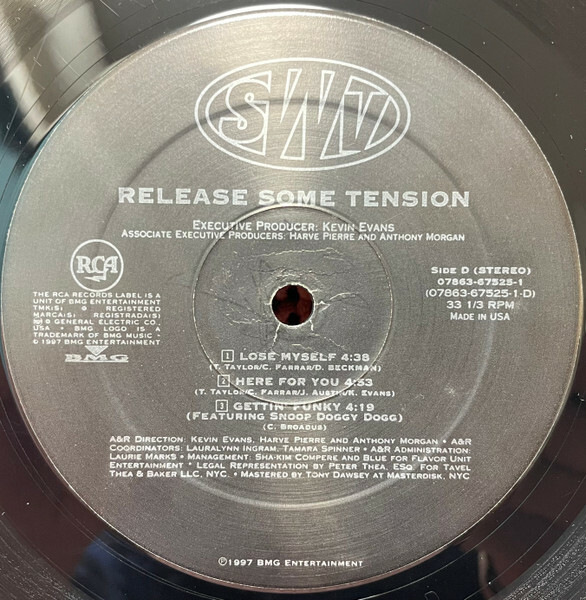 SWV Release Some Tension LP USレコード SWV / Release Some Tension 1997 US Original Edition 2LP Vinyl RCA