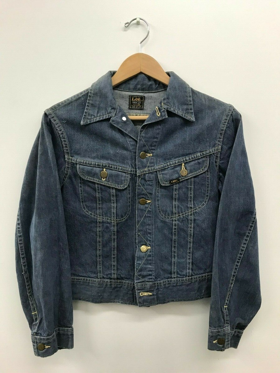 Vintage Lee 109-JY Denim Jacket 1970’s Size:16 e4 Vintage Lee 109-JY Denim Jacket 1970’s Size:16 e4