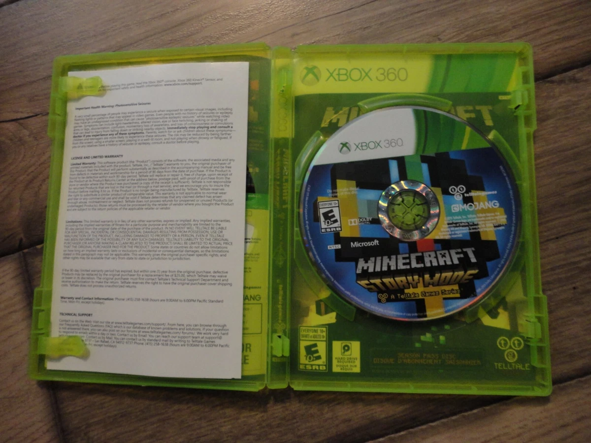 Minecraft: Story Mode Season Pass Disc Standard Edition Xbox 360 MCSX3ST -  Best Buy