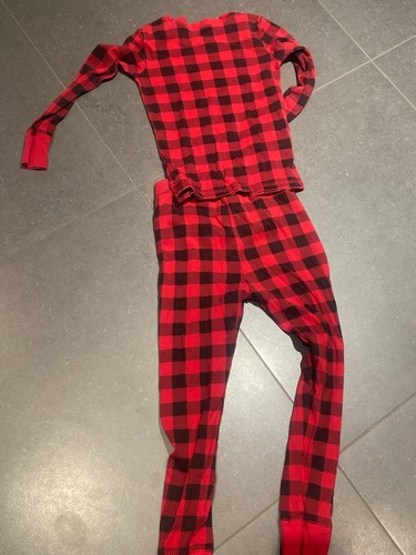 Gap Kids Black Red Long Sleeve Pajama Set Size 8T - Picture 5 of 5