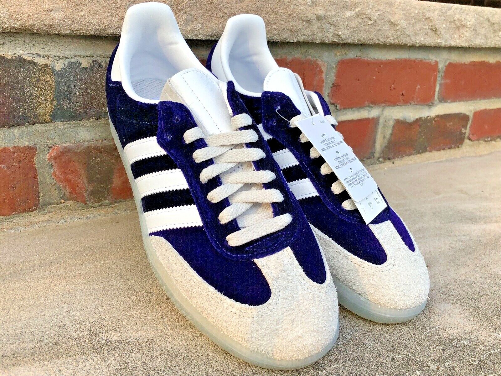 purple adidas samba
