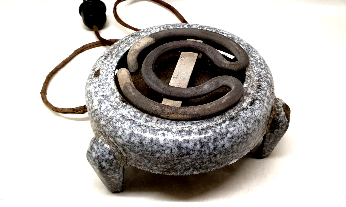 ANCIEN RÉCHAUD ÉMAILLÉ de collection à alcool essence lampe Pigeon EUR 19,00 - FR