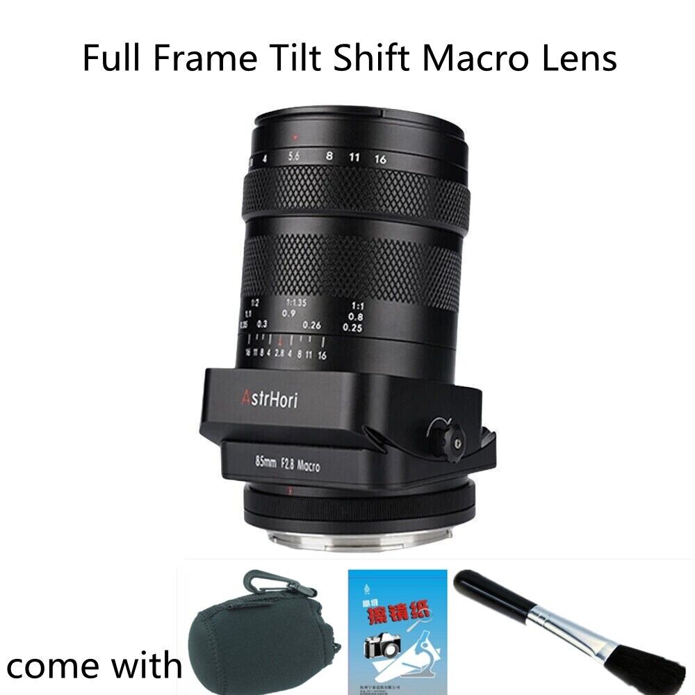 stad uitstulping Koken AstrHori 85mm F2.8 Full Frame Tilt Shift Macro Lens for Sony E Mount Camera  VG10 | eBay