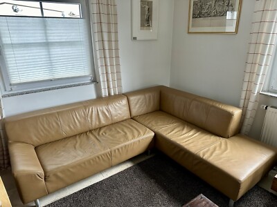 Ledercouch (Echtleder) gebraucht braun