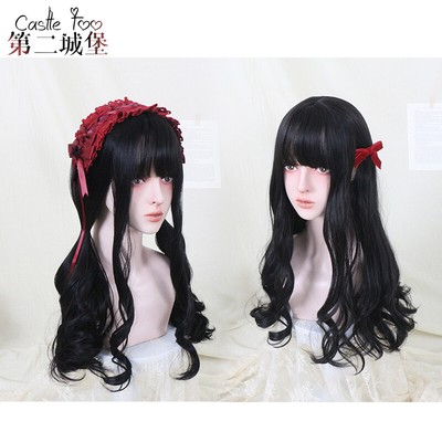 Japanese Sweet Lolita Harajuku Daily Wig Long Curly Hair Hairpiece