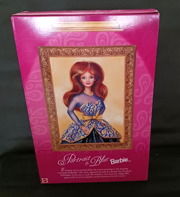 Vintage 1997 Mattel Portrait in Blue Barbie Walmart Special