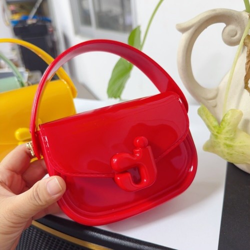 Candy Colo Crossbody Bag PVC Underarm Bag Fashion Jelly Bag for Kids Women - Picture 7 of 12