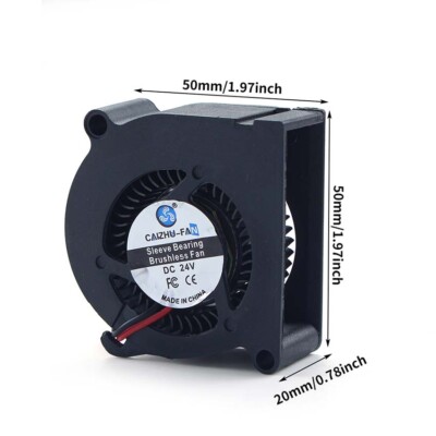 Printer Extruder Cooling Fan Dual Ball Fan for 5M Pro 5020 Hotend Board