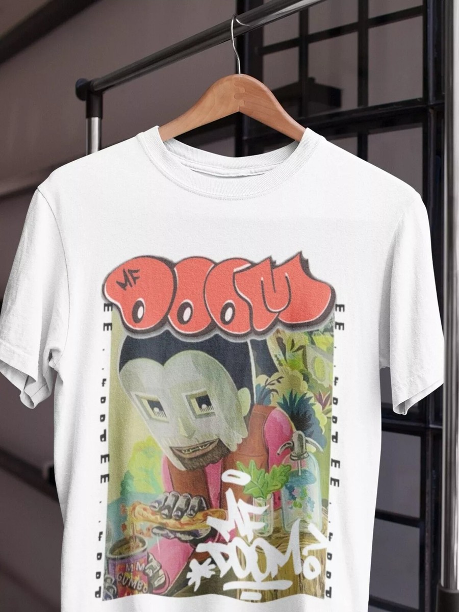 Mf Doom Shirt, Mf Doom White Rap Hip Hop T-shirt 100% Cotton