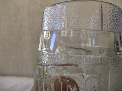 Pair Vintage DAD'S ROOT BEER Mug Barrel Shaped Heavy Clear Glass 5.25” Tall - Picture 8 of 10