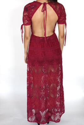 chinese dress ladies FOR LOVE & LEMONS-SOPHIE VELVET FLORAL MAXI DRESS  Vicky and Lucas