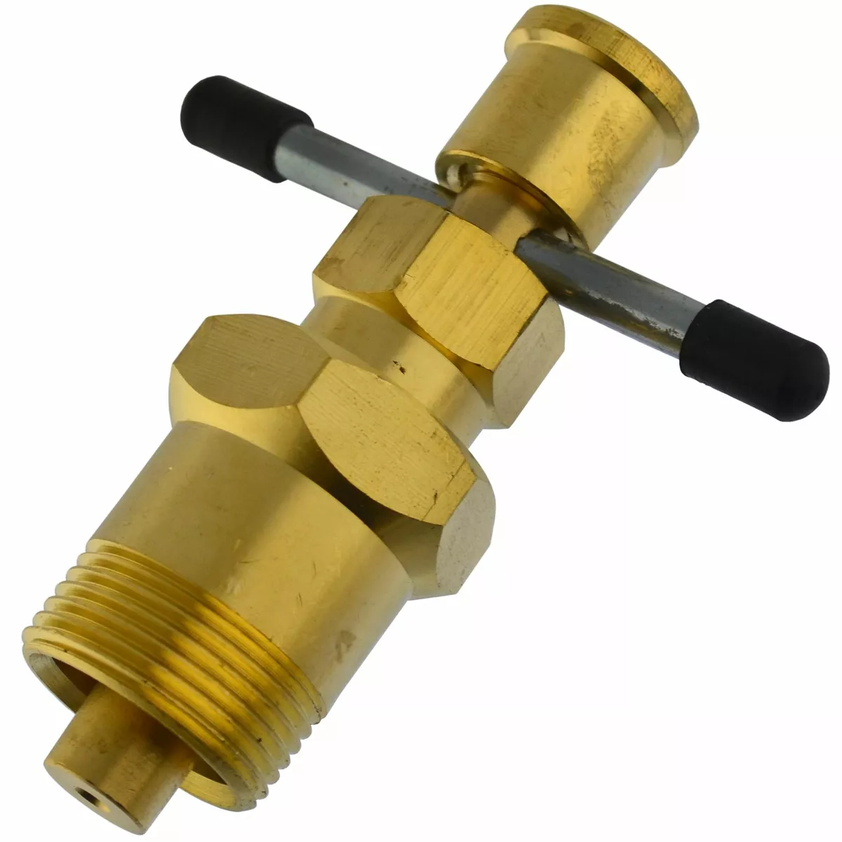 Plumbing extractor tool outlet