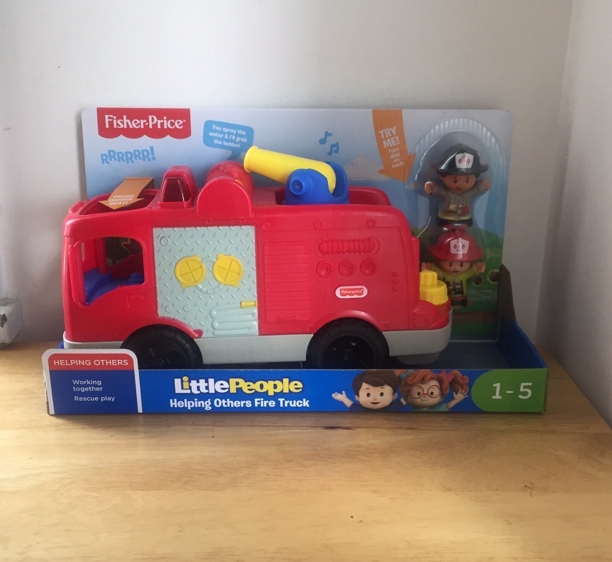 Fisher-Price Little People Helping Others Police Car – Toddler Toy With Figure