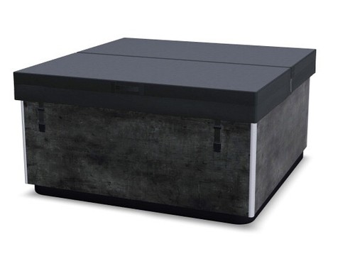 Hanscraft Whirlpool OKA 4 Dark Stone / Pearl White - Spa Touch 4 - LED - Wifi - Bild 4 von 4
