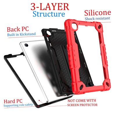 Compatibile con TCL Tab 8 Le 8.0 2022 9032 9132G 9132X 2023 Custodia for Bambini Custodia Antiurto in Eva Custodia for Tablet Portatile (Color : Black, Size : for TCL Tab 8 9132X