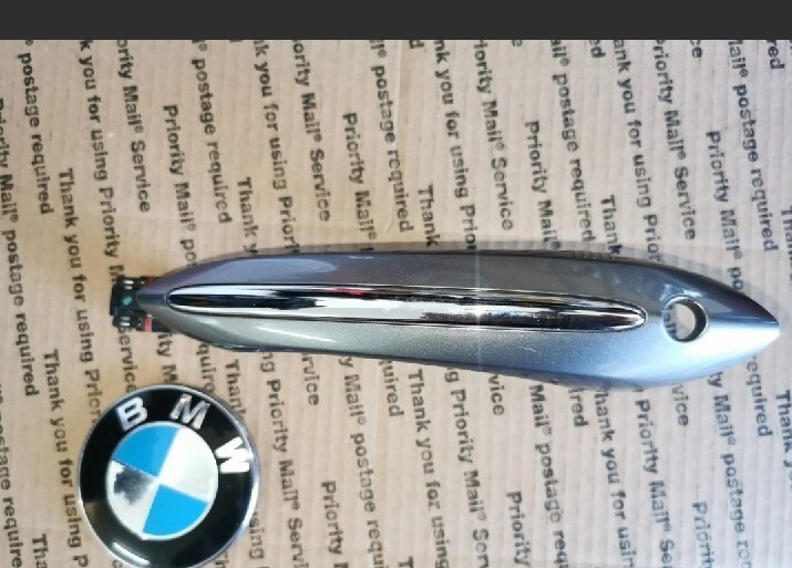 Exterior Door Handle Left Driver Side Space Gray Metallic 2013 BMW  