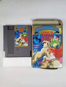 King's Knight NES In Box, No Manual- Very Clean Cartridge 