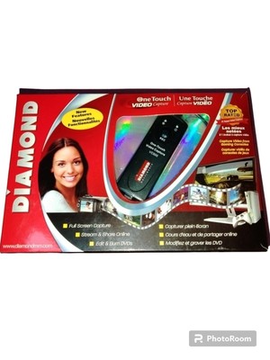 Diamond Multimedia VC500 One Touch VHS to DVD Video Capture/Transfer Device 