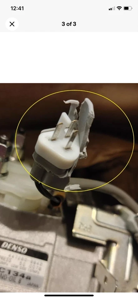 Compresor de aire acondicionado Toyota Sequoia 2001-2007 fabricante de equipos originales con embrague *DENSO JAPÓN* Foto 3 de 3