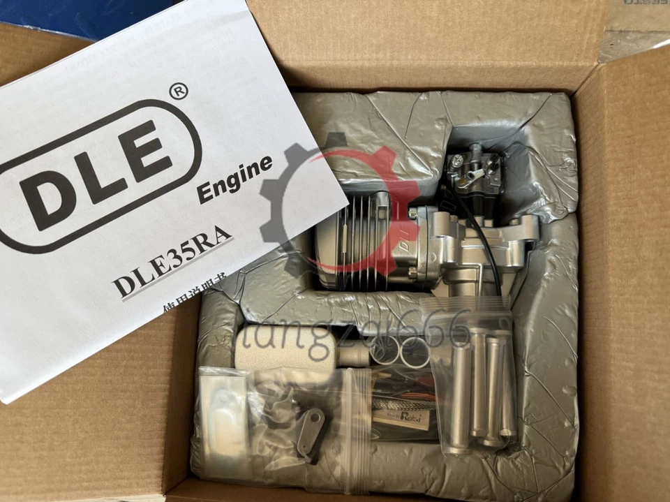 BRAND NEW DLE35RA Engine W/Electronic Igniton &Muffler For 30CC 35CC RC Plane - Image 2 of 4