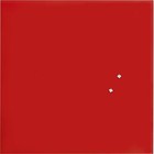 Glasmagnettafel rot 45 x 45 cm Magnettafel aus Glas Glasboard Pinnwand Memoboard