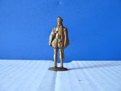 Figurine Mokarex Charles IX Dorée - Série DRB Rois De France - Échelle 1:43 (40mm) - Occasion