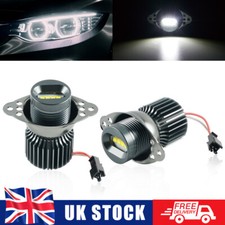 2x LED Angel Eyes Halo Headlight Canbus Bulbs H10W For BMW E91 E90 LCI Facelift