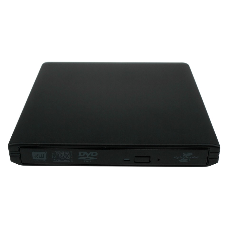 USB 3.0 External LightScribe DVD Burner DVD CD Rewriter Player Disc ...