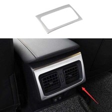 Back Row Air Outlet Vent 2018-2022 Cover Trim Silver Steel 1PCS For Toyota Camry