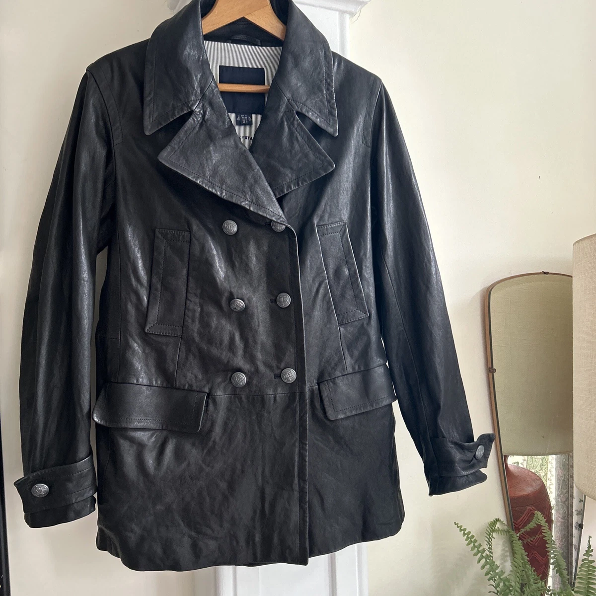 Gant top leather jacket